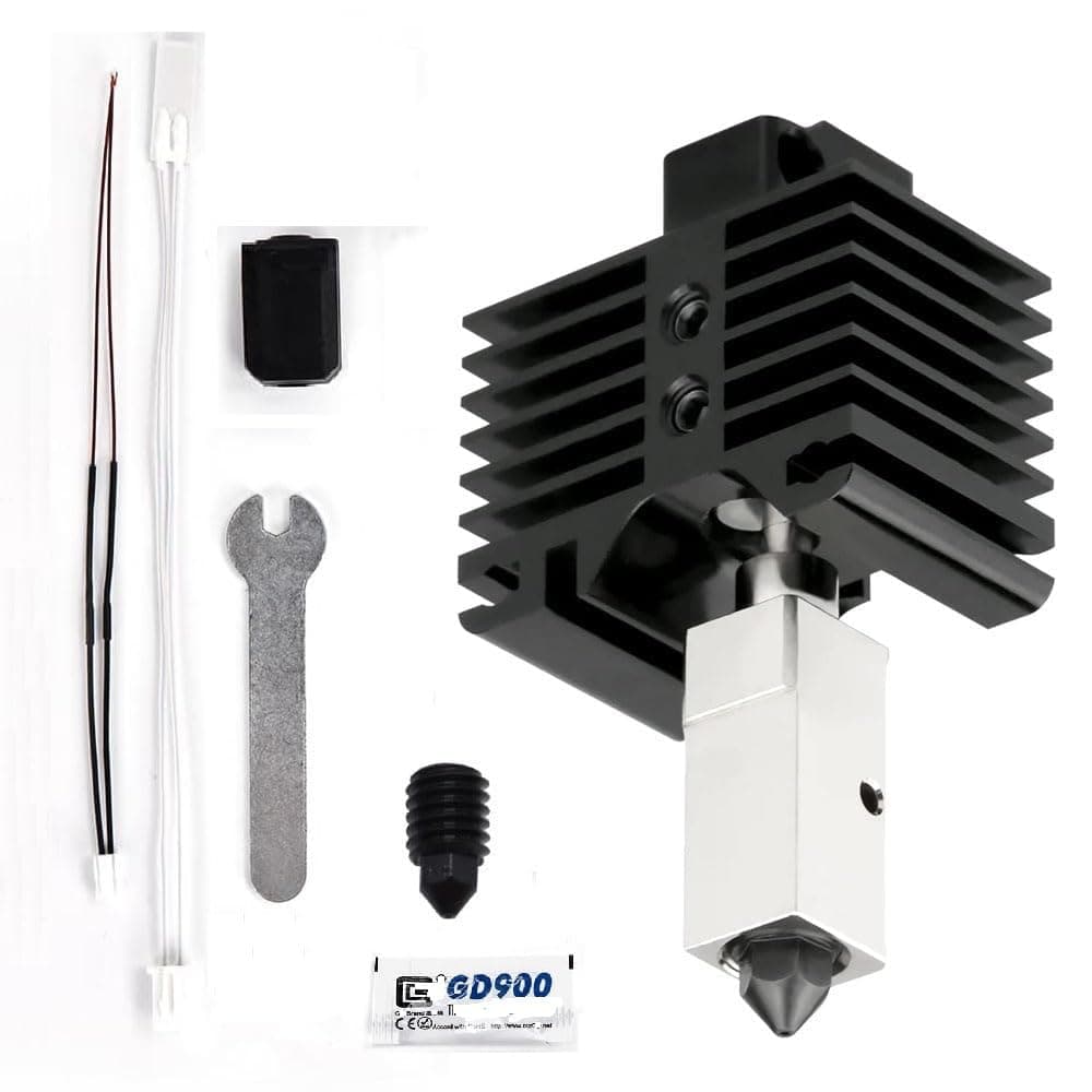 Replacement for Bambu Lab X1c Carbon Hotend Assembly with Removable Hardened Steel 0.4mm Nozzle Hotend for Bambu Lab X1 Series 3D printers