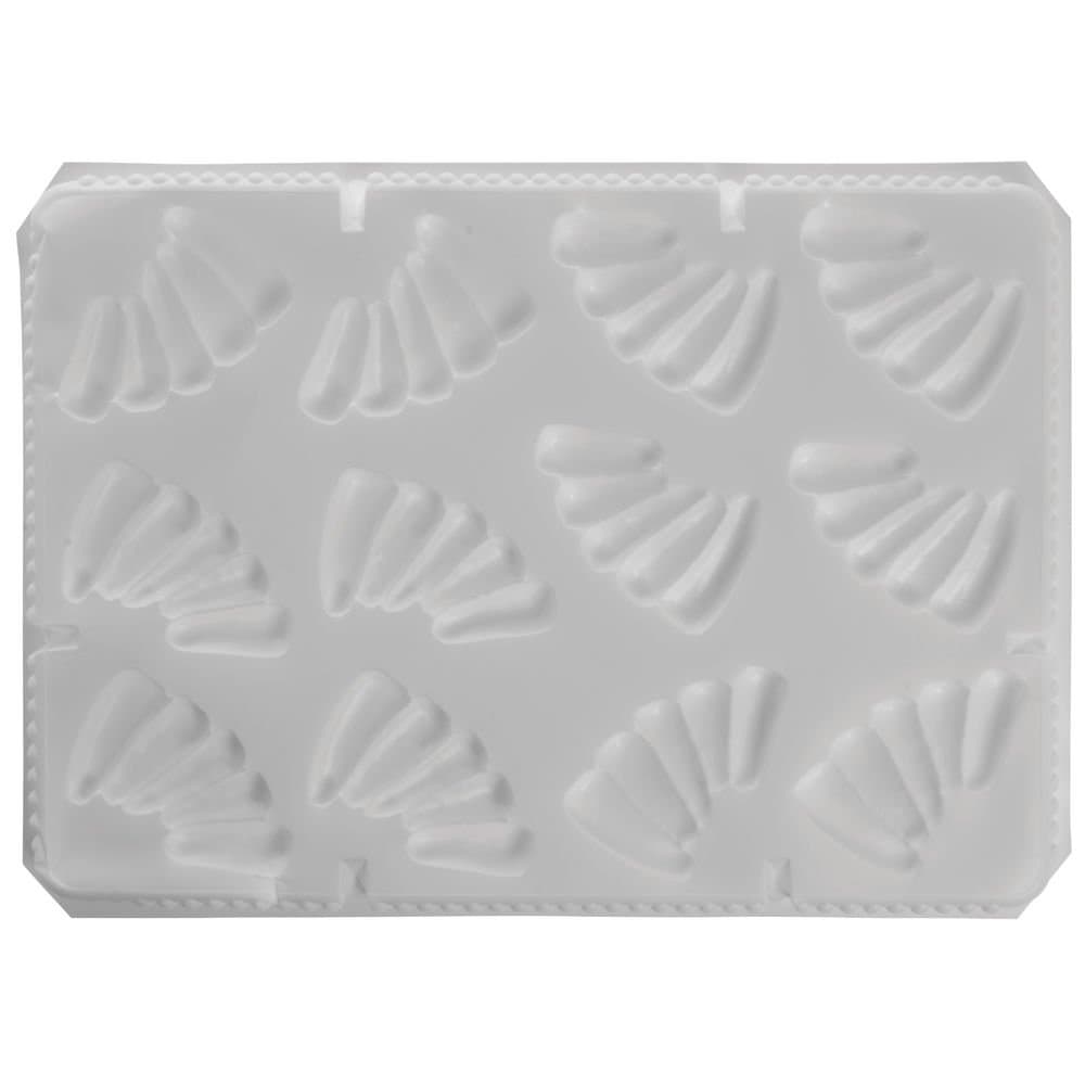 Baby Food Mold - Carrot Shaped, White Plastic