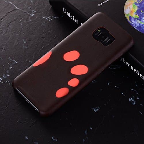 Dailyextreme Samsung Matte PC Thermal Sensor Case Color Changing Fluorescent Thermal Heat Induction Phone Back Cover for Samsung Galaxy S7 edge,S8 Plus