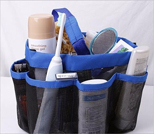 Christmas Clearance! Quick Dry Mesh Shower Caddy,8 Pockets, Apply Perfectly to Carry Your Bathroom Accessories, Mesh, Light and Rustproof