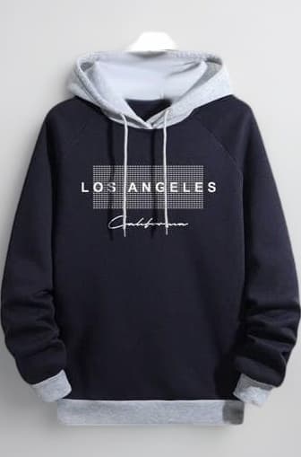 Regular Fit Printed Hoodie for Men | Sweatshirt for Men