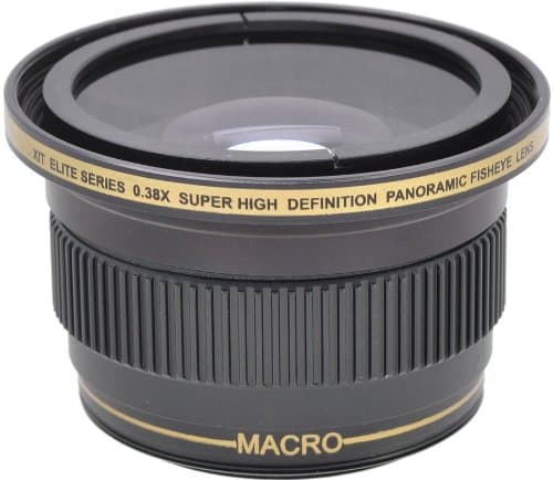 Wide Angle Panoramic Macro Fisheye Conversion Lens for Fujifilm X100, X100S, Lens Hood/Adapter Ring