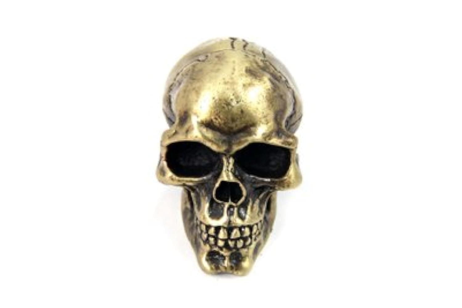 Skull Man OnLine Universal Shifter knob Features Brass Finish.