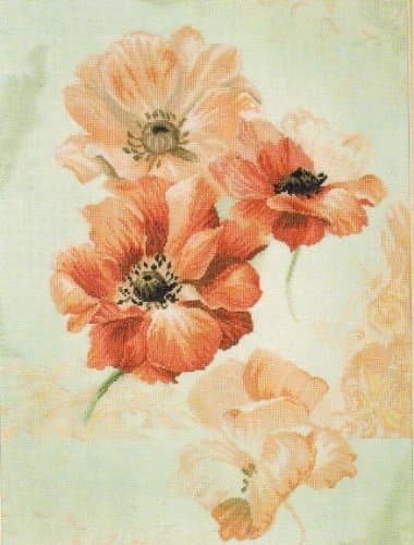 Lanarte Sky Anemone Cross Stitch Kit