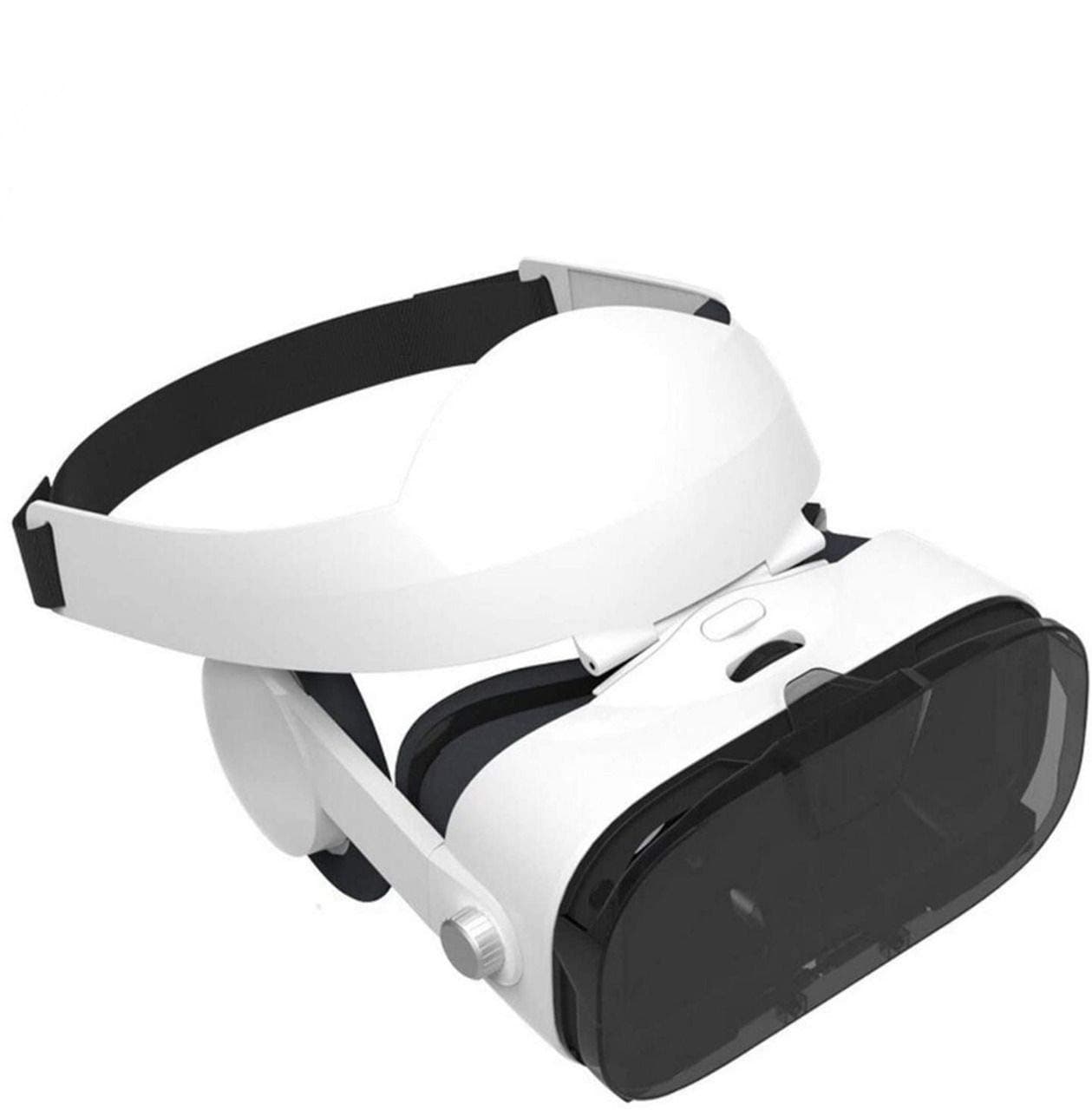 Raptas 3D Virtual Reality Goggles Headset with Over Ears HiFi Headphones for All Smartphones