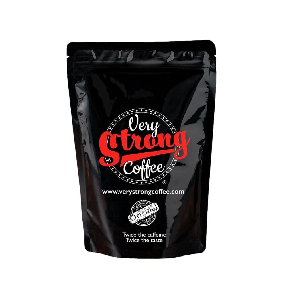 Very Strong Coffee 500g - Ground Beans - 100% ROBUSTA COFFEE - TWICE THE CAFFEINE - TWICE THE TASTE.