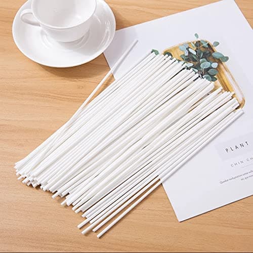 AIR-ROMA White Reed Sticks(50pcs,10Inch) / Diffuser Oil Refill, Home Fragrance, Aromatherapy, Reed Diffuser Sets