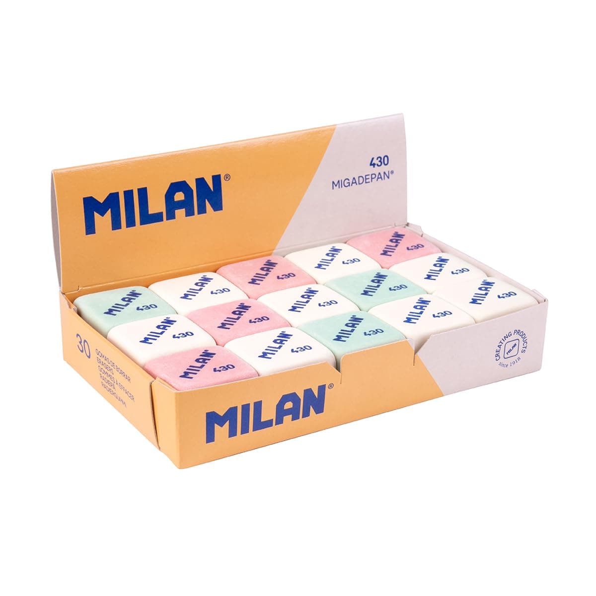 Milan CMM430 Crumble Eraser (Pack of 30)