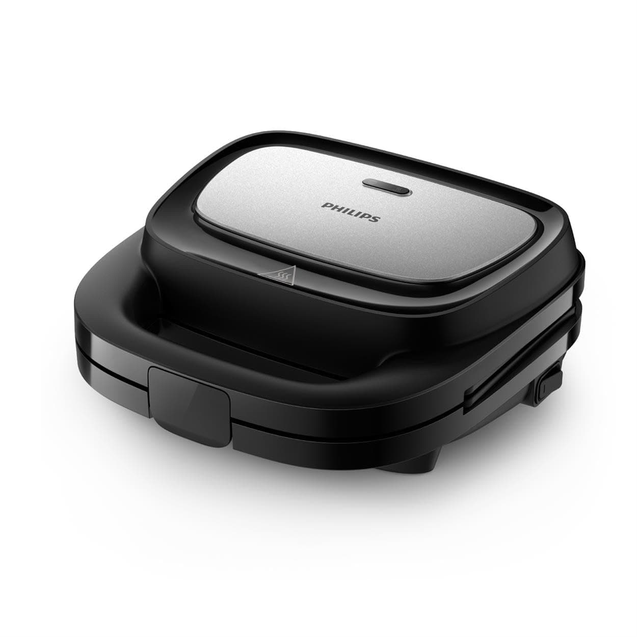 Philips 5000 Series Sandwich Maker - 750W, 3 Sets of different attachment plates, Removable nonstick plates for cleaning, Compact - HD2350/80