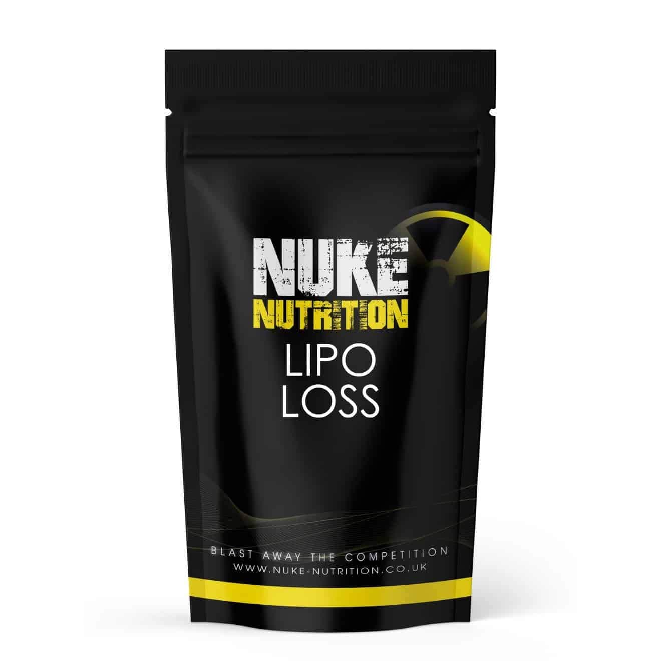 Nuke Nutrition Lipo Loss Tablets | 60 Tablets | Maximum Strength Weight Loss that Work Fast | Keto Shred Fat Burning | Contains Ginseng, Green Tea, Acai Berry & Caffeine | Thermo Fat Burn