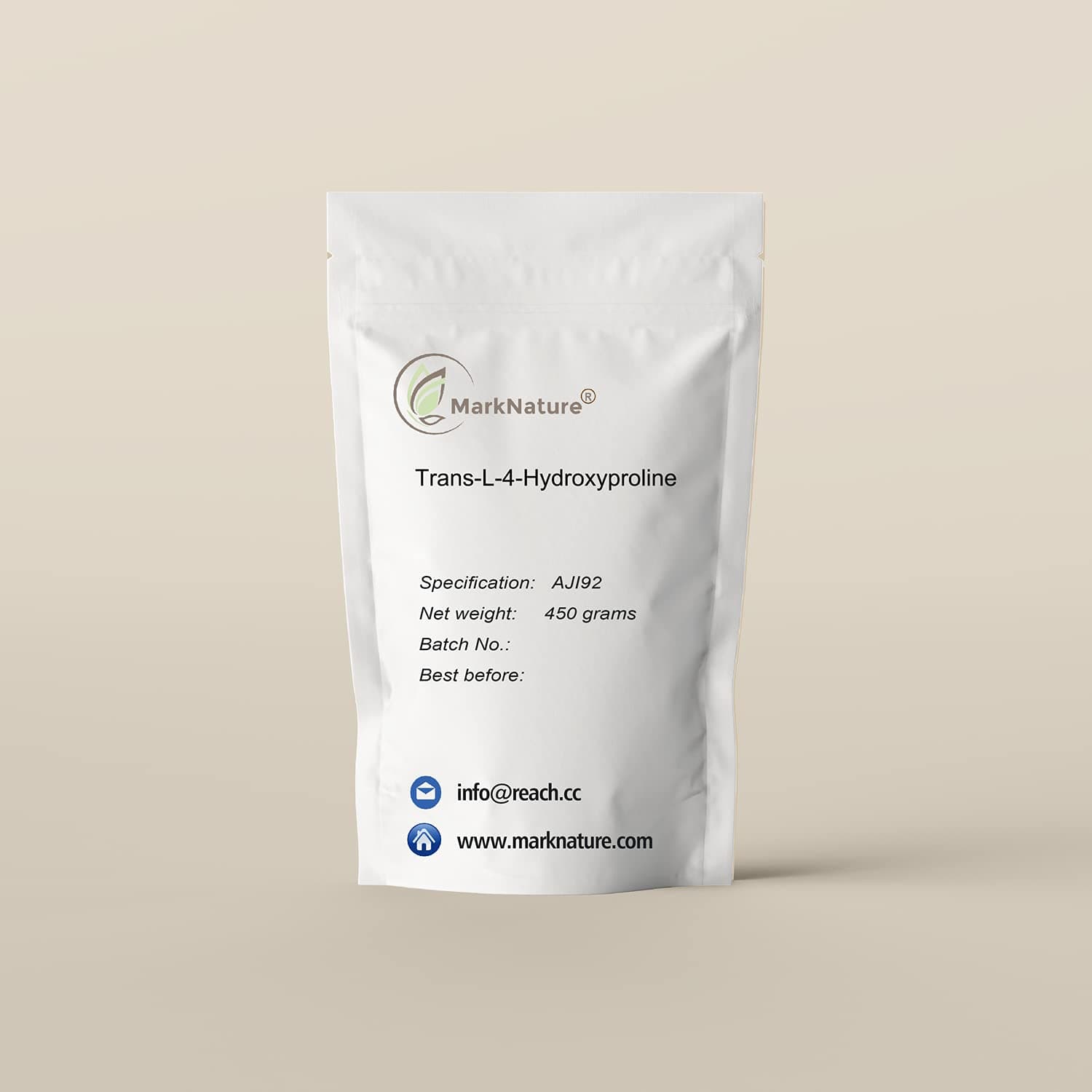 MarkNature High Quality Trans-L-4-Hydroxyproline,Food Grade (450g)