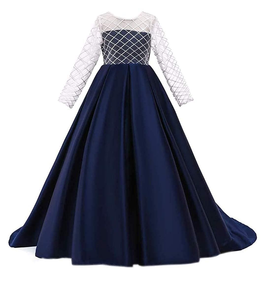 TILISM Net Wedding Maxi Dress for Women