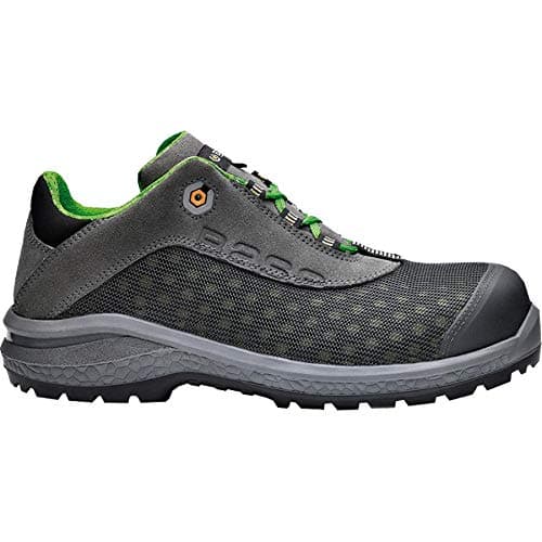 BASE PROTECTION BAS-B879-12 Be- Shiny Safety Shoes, Grey, UK 12/EU 47