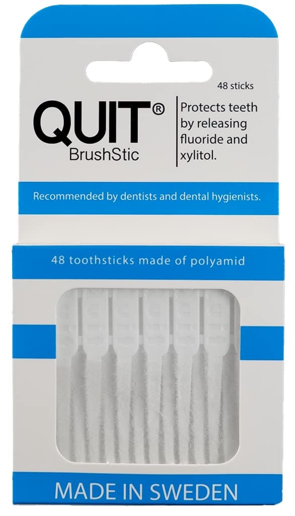 Quit Brushstic 48 Sticks + Hygienic Plastic Carry Case