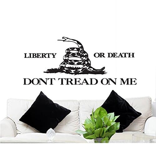 Don't Tread on Me Gadsden Wall Decal Sticker Removable 40"x16" FGD Brand