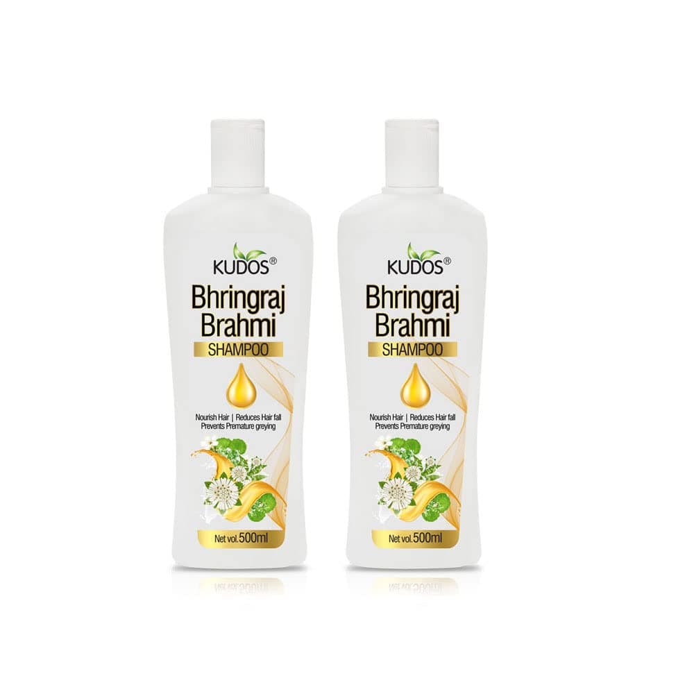 Kudos Bhringraj Brahmi Shampoo (Pack Of 2)