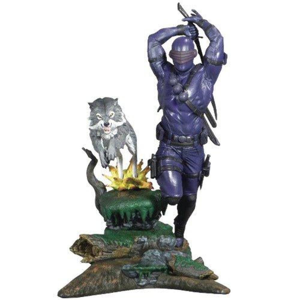 DIAMOND SELECT TOYS LLC DCD 40TH GI Joe Gallery Snake Eyes Variant PX PVC Statue