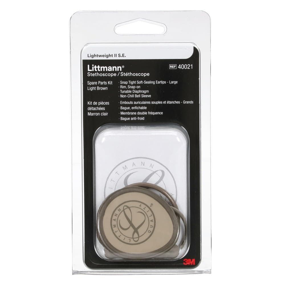 3M™ Littmann® Stethoscope Spare Parts Kit, Lightweight II S.E., Light Brown, 40021