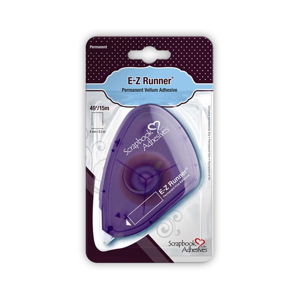 Scrapbook Adhesives BY 3L E-Z Runner Vellum, Clear, 49ft/15m