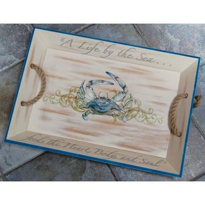 I Sea Life Crab Serving Tray