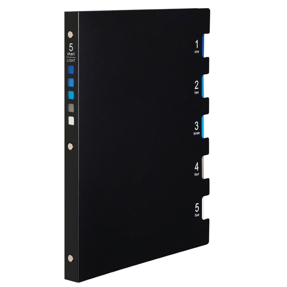 FIVE CHART F115-05 Light A B5 Ring Binder