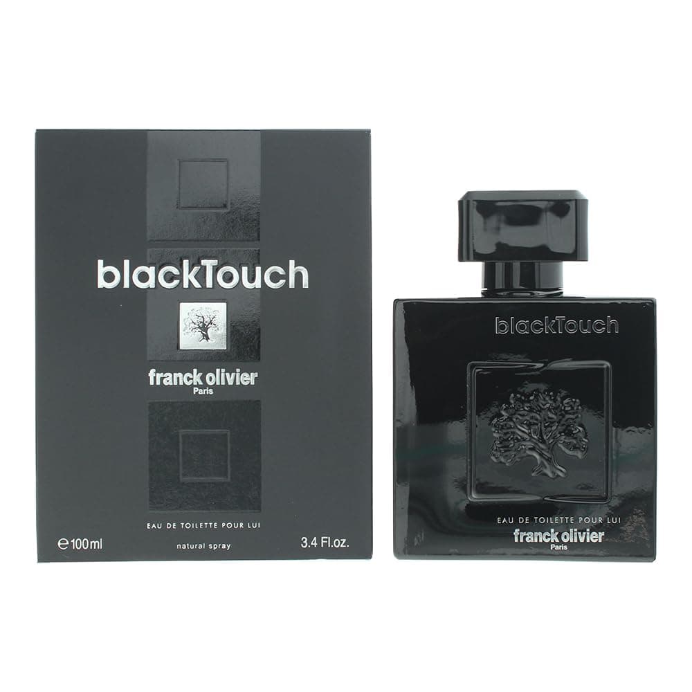 Frank Olivier Black Touch for Men Eau De Toilette Spray, 3.3 Ounce