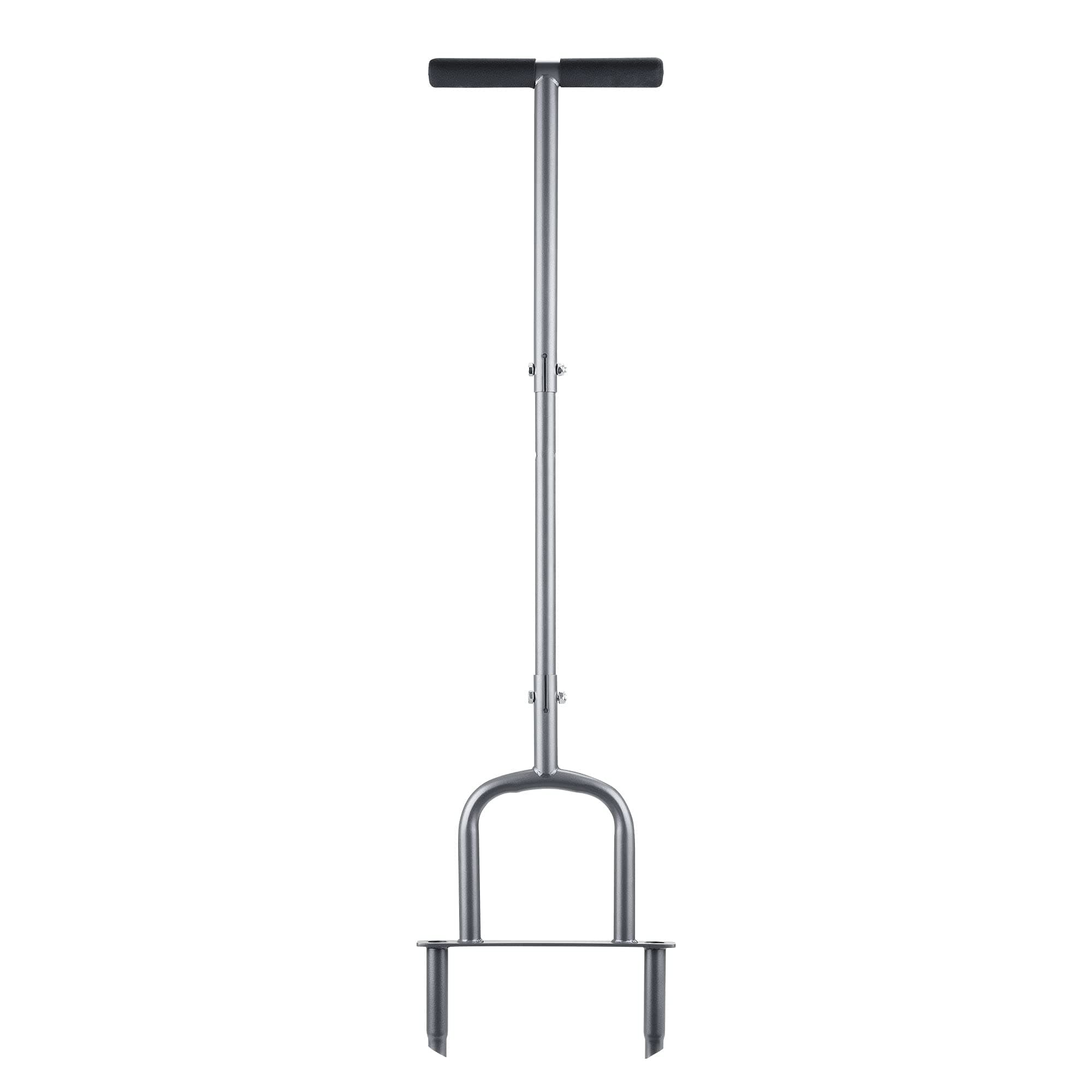 Height Adjustable Manual Lawn Aerator Coring Aerator Hand Core Aerating Tool Heavy Duty Aerator for Compacted soils and Lawns Garden Tools.