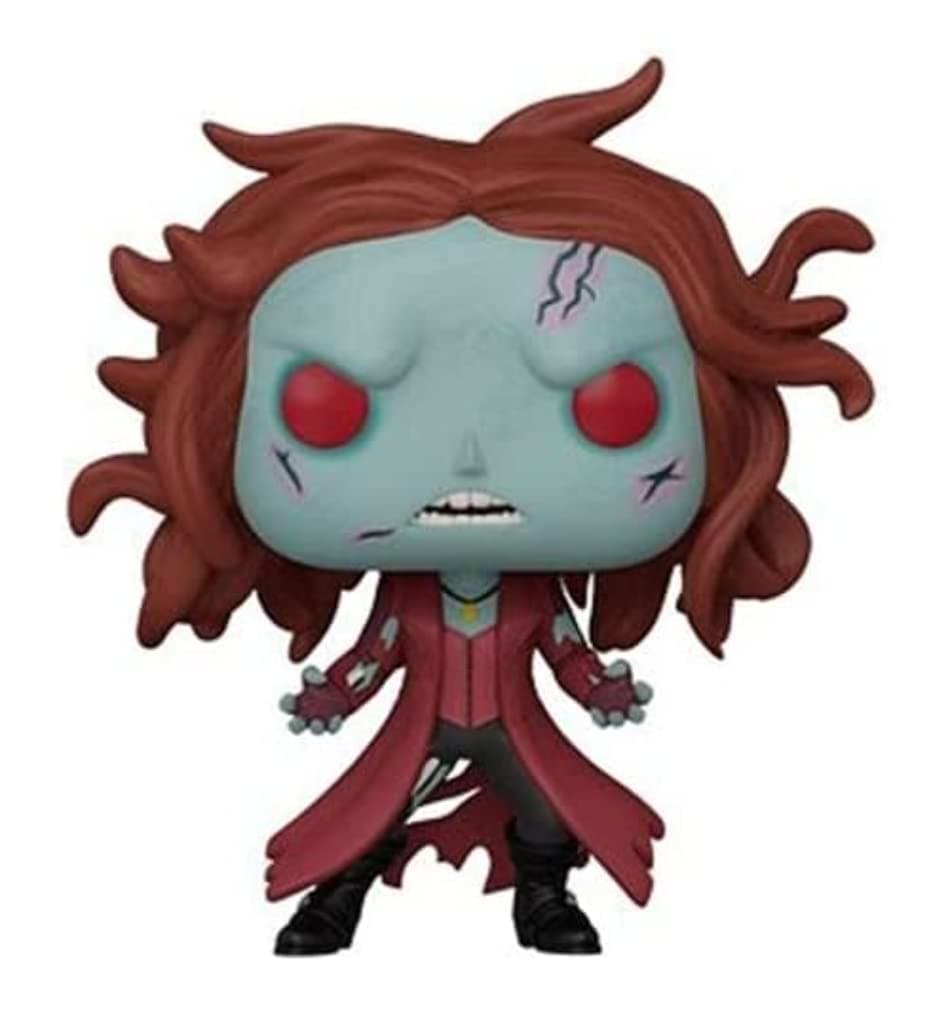 Funko Pop! Marvel - What If - Zombie Scarlet Witch - Marvel What If - Collectable Vinyl Figure - Gift Idea - Official Merchandise - Toys for Kids & Adults - TV Fans - Model Figure for Collectors