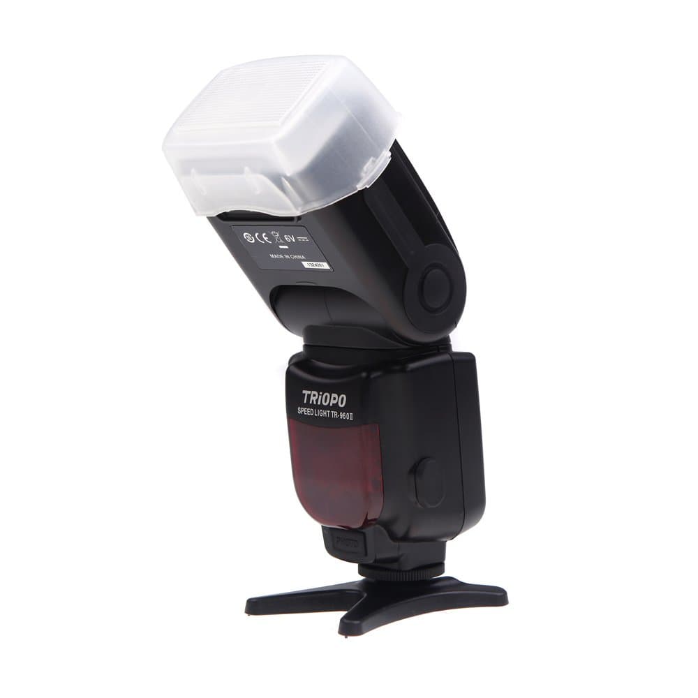Triopo TR-960II Flashgun Triopo Speedlite Flash Compatible for Nikon Canon Cameras Color Black