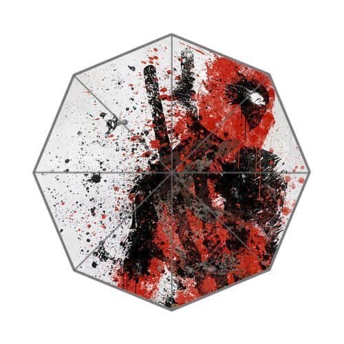 Wonderland Deadpool Custom Auto Foldable Sun Rain Anti-UV Umbrella Fashion Design