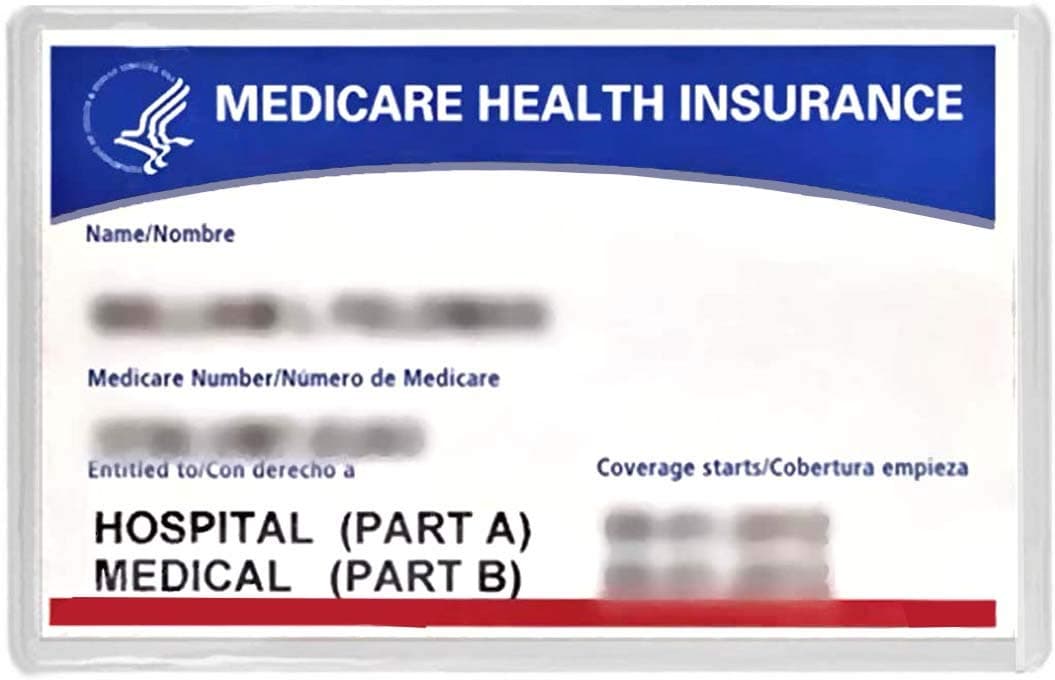 New Medicare Card Holder Protector Sleeve Clear 6mil (5)