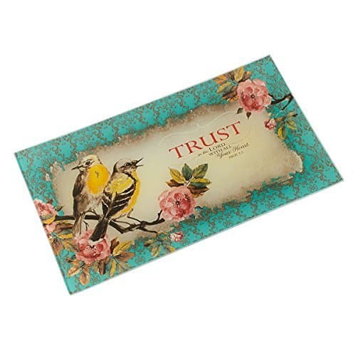 Trust in the Lord Collection Glass Tidbit / Cookie Tray - Proverbs 3:5