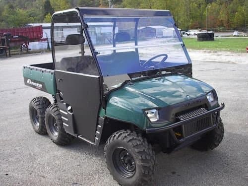 02-08 Polaris Ranger 800,700 Tinted Folding Windshield.1/4 Thick Polycarbonate!