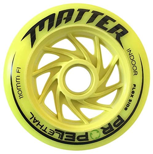 Matter Powerslide Lethal Propel Indoor Track Wheels 110mm Yellow F1