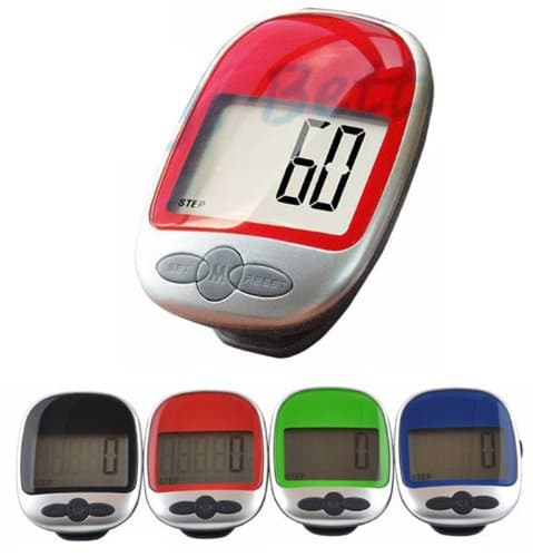 Fashionable Multifunction Electronic Pedometer Large LCD Display for Step Distance Calories Counter and Monitor while Fitness, Walking, Running, Exercising