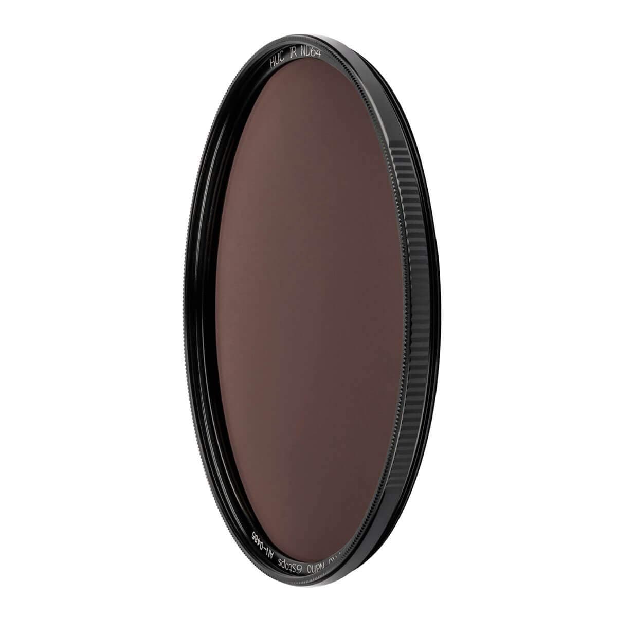 NiSi - 82mm ND Filter, Circular HUC PRO Nano IR ND64, 6-Stop, 1.8 Density, Neutral Density Camera Lens Filter, Nano Coating, IR Reduction, Slim Aluminum Frame, Long-Exposure and Landscape Photography