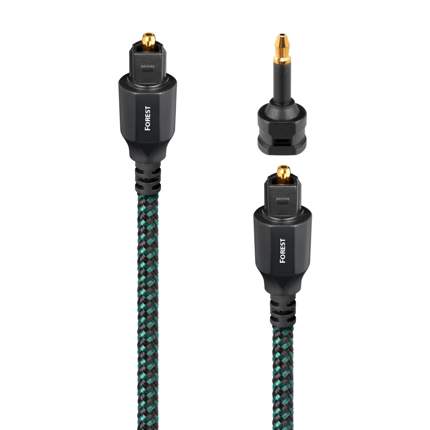 1.5m Forest Optical Toslink Fiber-Optic Cable + Mini-Adaptor