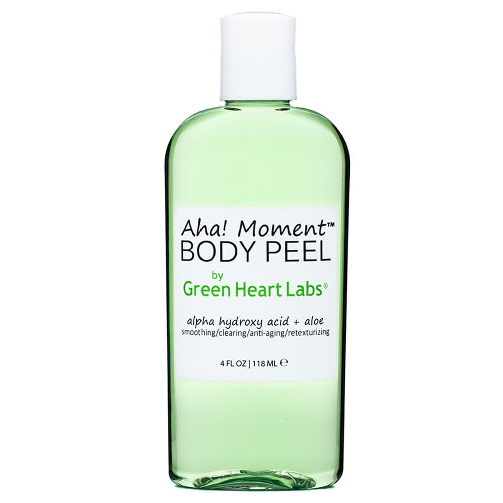 Aha! Moment Body Peel | Gentle High Potency Lactic Alpha Hydroxy Acid Peel, Huge 4 oz Bottle