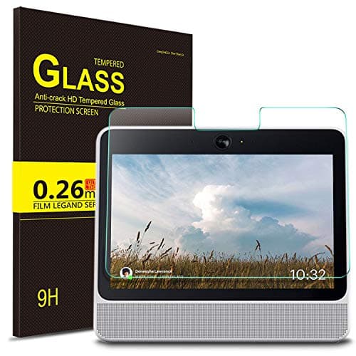 Luibor Facebook Portal Screen Protector 9H Hardness Tempered Glass Screen Protector for Facebook Portal (1 Pcs)
