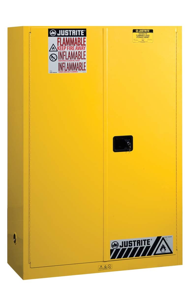 45 GALLON CABINET MANUALDOOR YELLOW