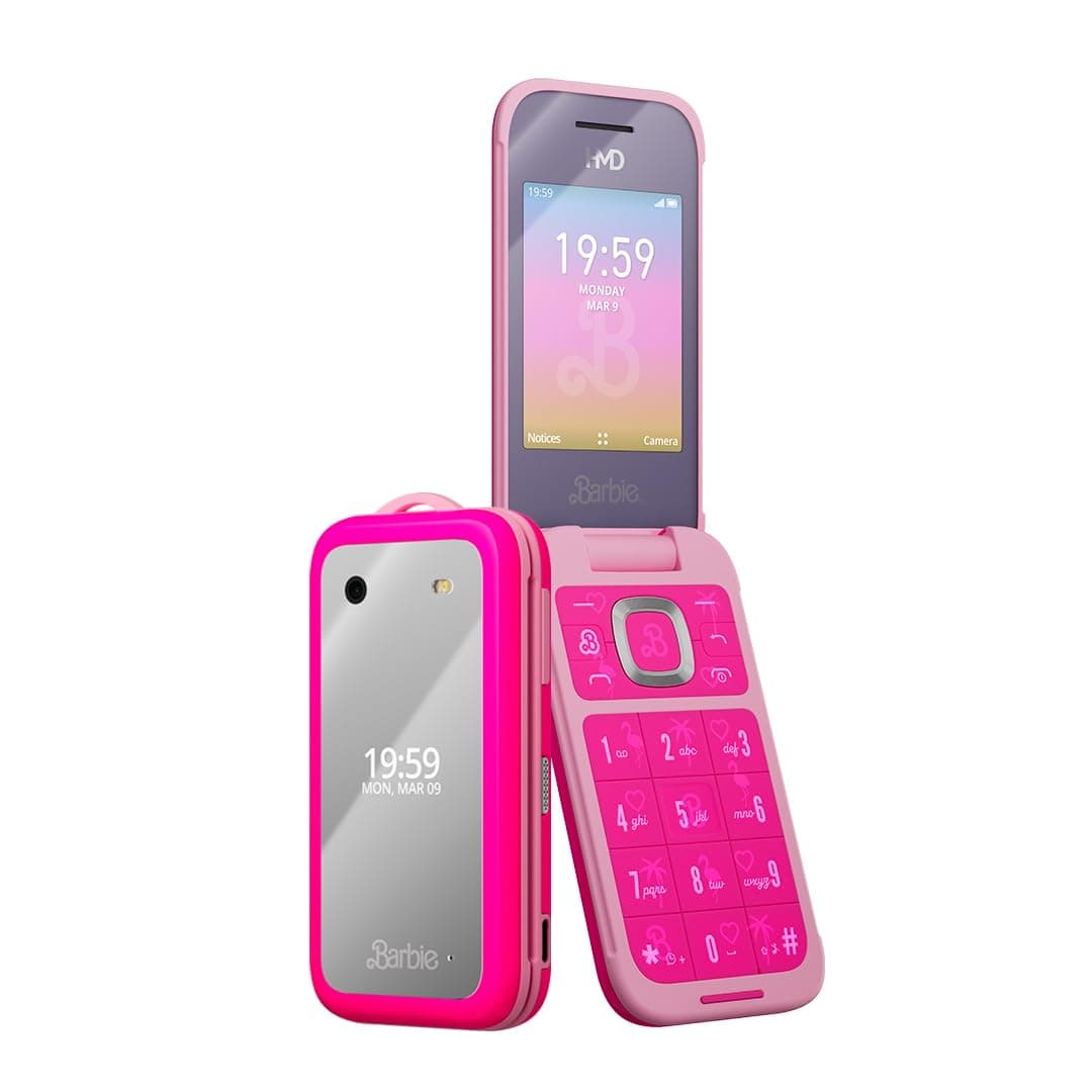 HMD Barbie | Flip | Unlocked | KaiOS | Power Pink | US Version