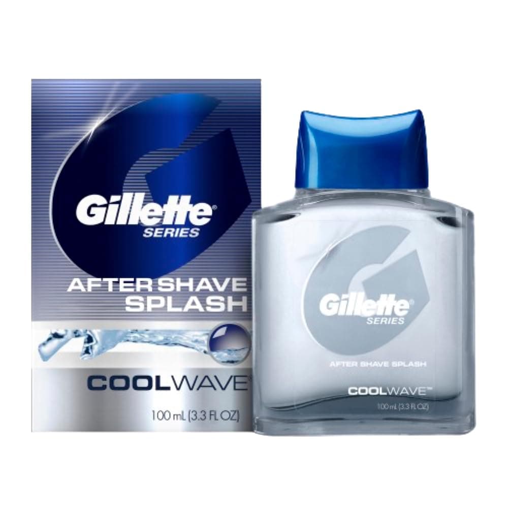 Gillette Series Aftershave Splash, Cool Wave - 3.5 oz.