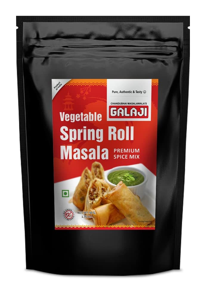 Vegetable Spring Roll Masala 50 Grams Homemade Powdered | for Healthy Cooking | Ready to Cook | All Seasonings Spices | Pure & Hygiene | Spice Mix | Authentic Taste | Premium Masala