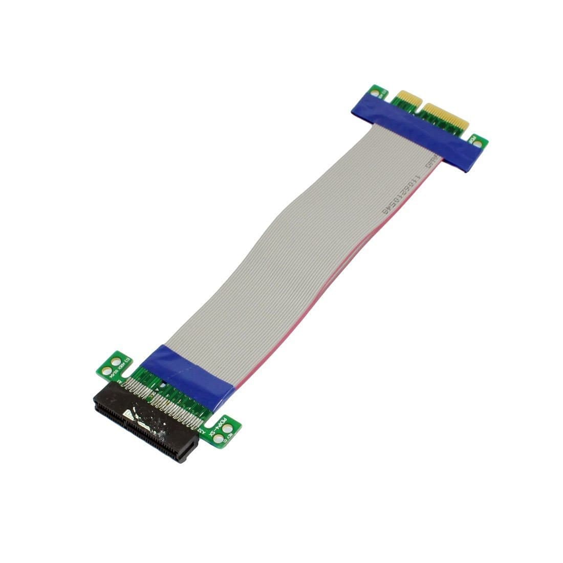 TENEXT PCI-E Express 4x Slot Flexible Extension Riser Ribbon Cable