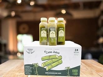 Sugarcane Juice – 300ml Bottles (Pack of 48 - $0.31/fl oz) – All Natural, Frozen, Fresh Taste – Perfect for Restaurants & Events