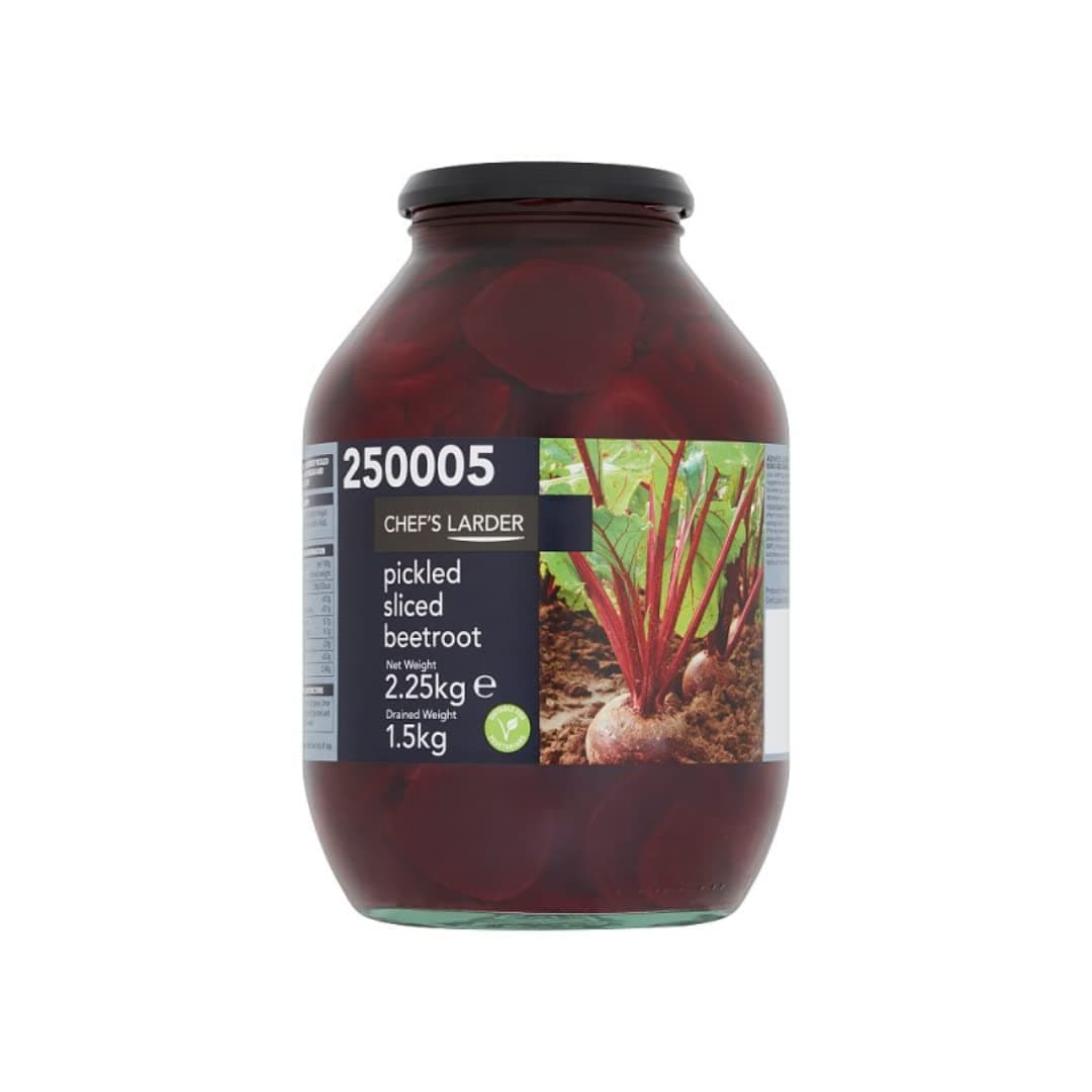 Chef's Larder Pickled Sliced Beetroot 2.25kg x 2