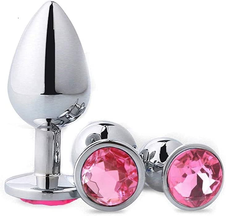 Kooho Soft Butt Pugs Anales Training Kit Tapered Silicone Convenient Items for Couple Women Men Beginner Fun Games Set of 3 (A4)