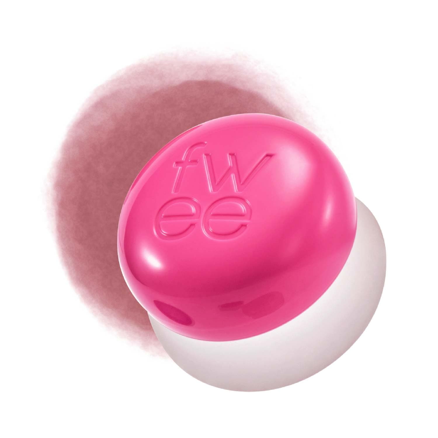 fwee Blurry Pudding Pot | Airbrushed Blush & Lip, Buildable & High Pigment, Long-lasting, Lightweight, Natural Soft Matte Finish, Satin Finish Blurring Blush - Sth (Dusty Pink) | 0.17 oz
