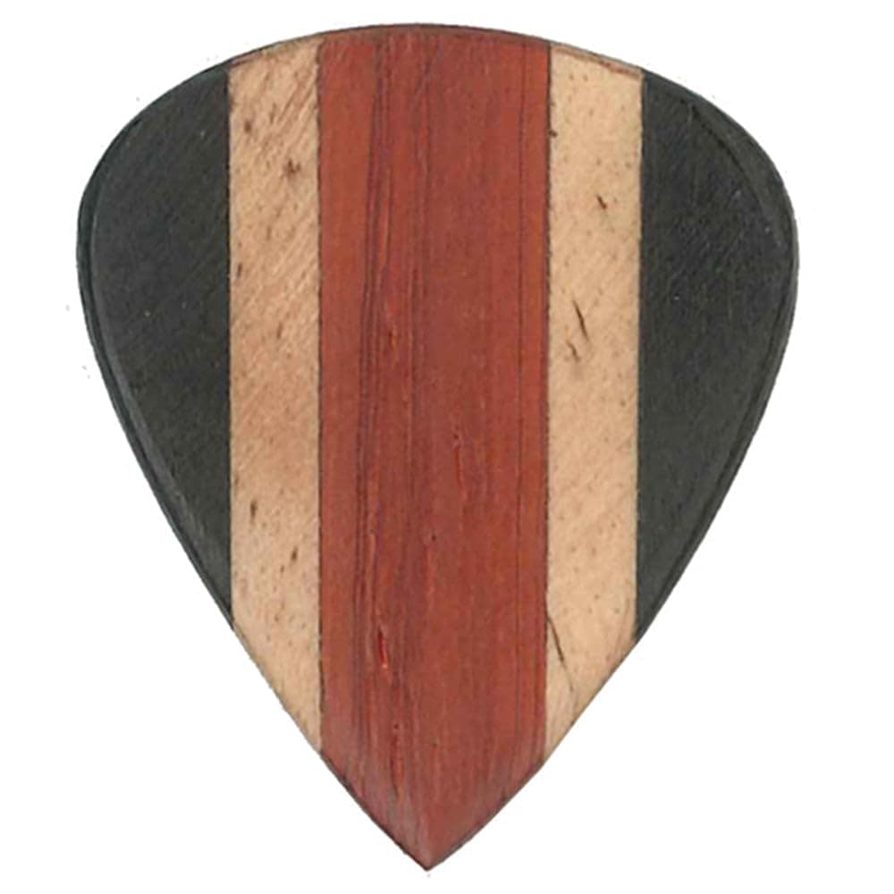 Clayton EABK/3 Exotic Alaia Black Guitar Picks, 3 Picks