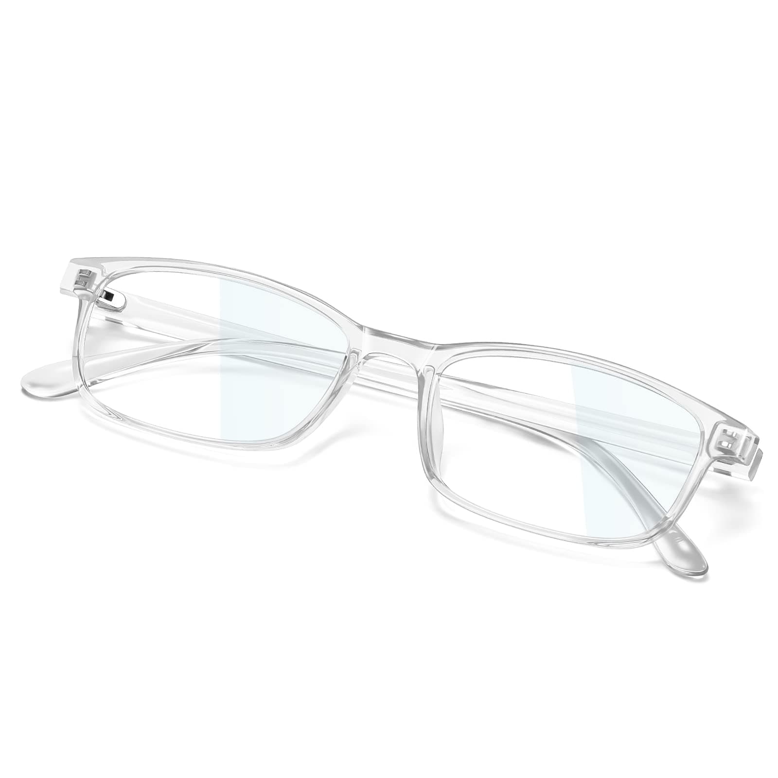 JEERO Blue Light Blocking Glasses - Lightweight Frame Computer Glasses, Anti Eyestrain & UV Glare, Non-Prescription